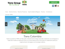 Tablet Screenshot of co.tiens.com